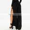 B33774A Wholesale cheap women casual ladies loose high split pants