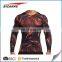 Professional custom man gym long sleeve tops wholesale/fitness running sport t-shirt