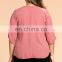 Wholesale plus size women clothing lady casual blouse for fat woman