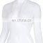 Belle Poque Women's Short Sleeve Cropped Short White Lace Bolero Shrug BP000217-2