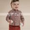 T-BSS005 Boy Cufflink Stylish Flannel French Style Shirts