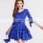 Ballroom hot drill latin dance dress wear L-7059#