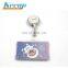hot selling id card holder badge reels pull keyring