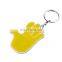 Factory Direct Price Custom Oem custom silicone 3d cartoon keychain figure indonesia