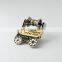 HOT SALES High Quality 3D Design Gold Silver Plated Enamel Lapel Pin Badge