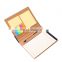 portable recycled booklet notebook with customized logo and ball pen