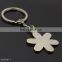Metal enameled flower keychain most popular for Girls