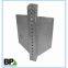 outdoor metal galvanized or powder coated perforated square tube