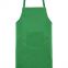 custom logo waterproof oil resistant oil-proof apron kitchen apron w/o pouch