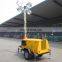 9m big trailer light tower mobile light tower 4x1000w lamps