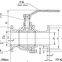 Cast Steel and Stainless Steel Ball Valve  Q41F H-16C/25/40/64 Ball Valve