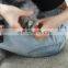 4pc/set pet dog cat shoes socks outdoor wear sock Non-slip plastic sole