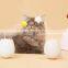Interactive electric cat teaser eggshell tumbler pink green white cute cat teasing toy