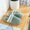 Women's Fuzzy Fluffy Furry Fur House Memory Foam Sandals Stripe Slipper