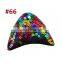 DIY Sequin Hair Accessories diy Baby Girl Hair Bows without Clips Cat Ear 11colors