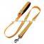 Dog leash with LED light and reflective strips new fashion safe pet leash outdoor walking leash