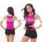 High Compression Neoprene Sauna Suit Tank Top Vest with Adjustable Waist Trimmer Belt