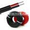 XLPO insulation high voltage 6mm twin DC solar cable