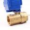 Manufactory direct cwx-15n/q dn20 12v electric actuator mini two way brass motorized automatic water shut off valve