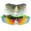 Green Frame Outdoor Hunting Golf Fishing Hiking Sport Riding Skiing Uv400 Polarized Sunglasses Glasses 5 Lenses Case