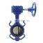 Bundor 3 inch DN50 PN16 worm gear wafer butterfly valve low price