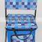 Folding chair with cooler bag