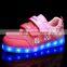 2016 LED light up Shoes USB charging Luminous Sneakers Shoes most popular  express