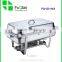Hotel Cookware Stainless Steel Induction Chafing Dish Round Buffet Servers