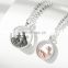 wholesale women men eternal love necklace jewelry 925 sterling silver mountain couple customize necklace