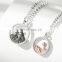 wholesale women men eternal love necklace jewelry 925 sterling silver mountain couple customize necklace