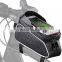 Bicycle mobile bag bicycle frame waterproof outdoor cycling mobile phone case storage bag