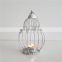 Hot selling Metal wire Mini Table Candlestick holder Birdcage hanging Candle Holder