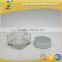 110ml Square Shape Clear Glass Cream Jar