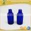 30ml glass essential bottle with blue colour