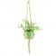 K&B ceramic rope adjustable plant hanger artificial garden flower hanging baskets