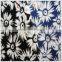 black flower spandex fabric