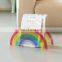Rain bow Acrylic Pen Holder Pencil Holder Magazine Rack Storage Box