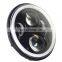 Lantsun For Jeep J L J223 for jeep w rangler LED head lamp with LED ring for jeep JKwrangler 2007-2017