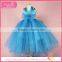 Court style handmade girls dress with butterfly paillette decoration