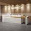 Hotel Tufted Black Gold Marble Design Office Small Salon Cosmetic For Reception Desk Bar Counter Reception Table