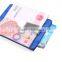 Luxury High Quality Genuine Ostrich Skin Leather RFID Credit Card Holder Wallet with money clip