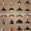 Retro Restaurant Bar Black Lights Design Lighting Hanging Antique Industrial Pendant Lamp Luminaire