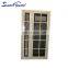 AS2047 NFRC standard Aluminum Double Casement Door with Grid