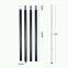 Lightweight Aluminium Poles For Tents ,Oxidation Color Surface of Aluminium Tent Pole Tent accessories