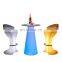 Party Tables Bar Light Club Led Furniture Glowing Bar Chairs for Wedding Night Club LED Bar Tables for Party and Event