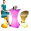 led table and chair /RGBW color changing led outdoor patio garden nightclub furniture plastic party tables and chairs