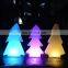 smart Christmas tree /event wedding rechargeable PE plastic led tree star snow led Christmas decorative lights