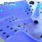 JOYEE Bubble Waterfall With LED Atmosphere Light Whirlpool Spa Massage Hot Tub