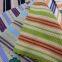 Perennial supply of a large number of rib knitted striped fabrics