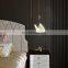 Modern Simple Acrylic LED Chandeliers Dining Room Living Room Luxury Gold Chandelier Pendant Lights